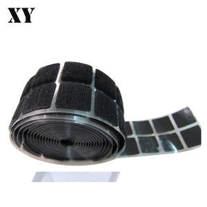 Perekat Hitam Putih <span class=keywords><strong>Hook</strong></span> <span class=keywords><strong>and</strong></span> <span class=keywords><strong>Loop</strong></span> Pita Ajaib dengan Lem di Belakang - Product Image 5