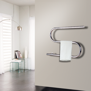 Porte-serviettes <span class=keywords><strong>mural</strong></span> portable facile à transporter, <span class=keywords><strong>petit</strong></span> porte-serviettes électrique en acier inoxydable chromé - Product Image 1