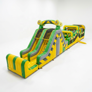 Parcours d'obstacles nucléaires <span class=keywords><strong>gonflable</strong></span> avec <span class=keywords><strong>piscine</strong></span> amovible et butée, pour un défi toxique nucléaire - Product Image 4
