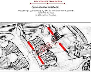 Allume-cigare Led USB, pour automobile, éclairage d'ambiance pour les pieds, rétro-éclairé, commande musicale via application, rvb, décoration d'intérieur - Product Image 6
