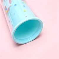Gobelet à double paroi en plastique PP 16oz réutilisable, étanche, incassable, pour la rentrée scolaire, mignon, pour usage extérieur, avec couvercle, pour adultes