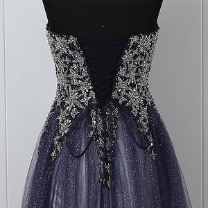 New Arrival <strong>Seductive</strong> Beading Tulle a Line Prom <strong>Dress</strong> Party <strong>Evening</strong> Party <strong>Dresses</strong> Elegant for Women - Product Image 4