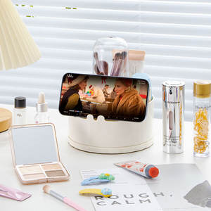 JF-A2333 Desktop Rotating Cosmetic Organizer With <b>Drawers</b> Multi Functional <b>Storage</b> <b>Box</b> For Makeup Tools And Skincare Products - Product Image 2