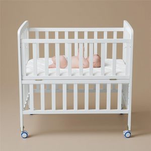 <span class=keywords><strong>Cuna</strong></span> Convertible para Bebé - <span class=keywords><strong>Cuna</strong></span> Portátil para Lado de la Cama, <span class=keywords><strong>Cuna</strong></span> de 3 Alturas <span class=keywords><strong>con</strong></span> <span class=keywords><strong>Ruedas</strong></span> para Habitaciones Pequeñas y Recién Nacidos - Product Image 2