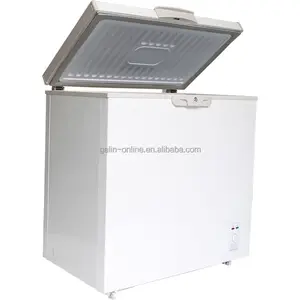 Preço agradável 200L Single top porta aberta freezer com vidro Top