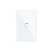 Nuevo interruptor inteligente Zigbee eWeLink Comans, panel táctil cuadrado personalizado para EE. UU. y Australia, interruptor con temporizador para aplicación, compatible con Alexa y Google Home Voice.
