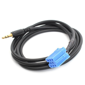 Adaptateur de câble d'entrée Aux de 3.5mm pour VW Audi Becker pour <span class=keywords><strong>Blaupunkt</strong></span> 8Pin Mini Port de changeur de <span class=keywords><strong>CD</strong></span> ISO - Product Image 3