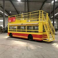 Camion de restauration de luxe à double étage, ensemble complet, vente en gros, pour thé aux perles, smoothies, desserts, crêpes et glaces
