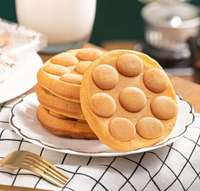 Ligne de production de gaufres et de biscuits à haute productivité / Équipement de cuisson de gaufres molles en acier inoxydable 304