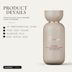 Nouvel emballage cosmétique recyclable pour soins de la peau, flacon de lotion en plastique 250 ml HDPE <span class=keywords><strong>rose</strong></span>, flacons de shampooing et d'après-shampooing à presser - Product Image 5