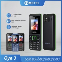 Mini Star OYE3, Teléfono Tecno con Pantalla de 1.77 Pulgadas, Doble SIM, Teclado Pequeño, Batería de 1800 mAh