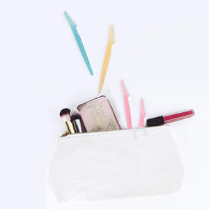 Rasoir à sourcils simple de 14,5 cm, couteau de coupe en acier inoxydable, outil de beauté et de maquillage avec lame tranchante pour le visage/les yeux/les lèvres - Product Image 4