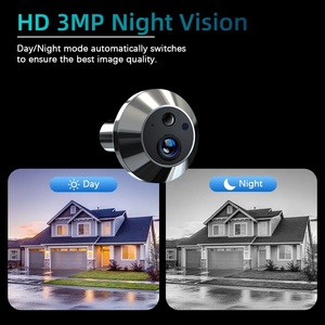 Nuevo Timbre Inteligente Tuya de 3MP con WIFI, Pantalla LCD de 4.3 Pulgadas, Lente Gran Angular, Detección de Movimiento, Compatible con Alexa y <span class=keywords><strong>Google</strong></span> - Product Image 6