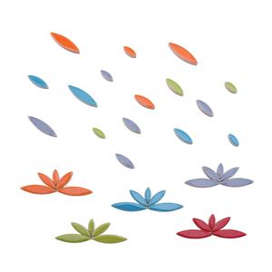 أفكار فنية مزججة على شكل بتلات ورقية قطع سيراميك تصنعها بنفسك فضفاضة للحرف اليدوية - Product Image 6