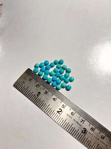 Natural Arizona Turquoise Oval & <b>Cushion</b> Cut Mix Shape Calibrated Size Gemstone for Jewelry Making - Product Image 3