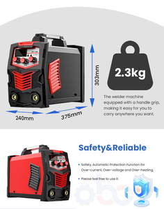 Vente directe d'usine d'équipements de soudage manuels MMA250, petite taille, courant élevé, épaisseur de soudure jusqu'à 6 mm. - Product Image 6