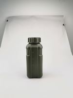 Échantillon gratuit, Lot de 3 pièces : Kit de cantines tactiques allemandes en aluminium, Fournisseur d'usine, Bouilloire d'entraînement camouflage