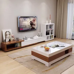 Miglior vendita mobili per la casa soggiorno Set di mobili da salotto moderno mobile TV in legno