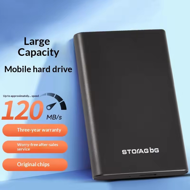 External New Mobile Hard Disk 1TB High Speed 320MB/s USB2.0/USB3.0 Game Storage Factory Promotion