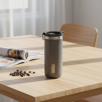 Tasses à café en acier inoxydable personnalisées avec logo, 350 ml et 500 ml, gobelets isothermes pour thé et café, idéaux pour la promotion