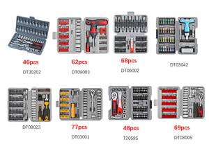 Jeu d'embouts de clé combinée de précision Hi-Spec embouts de tournevis à douille à cliquet Source d'alimentation manuelle OEM ODM étui rigide - Product Image 3
