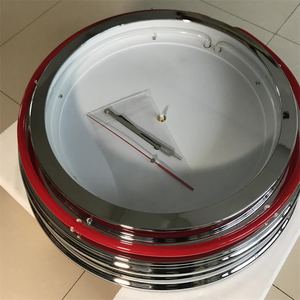 中国工場卸売価格 カスタムクロームメッキダブルチューブ19インチネオンライト ネオン時計 広告宣伝 ホームデコレーション用 - Product Image 5