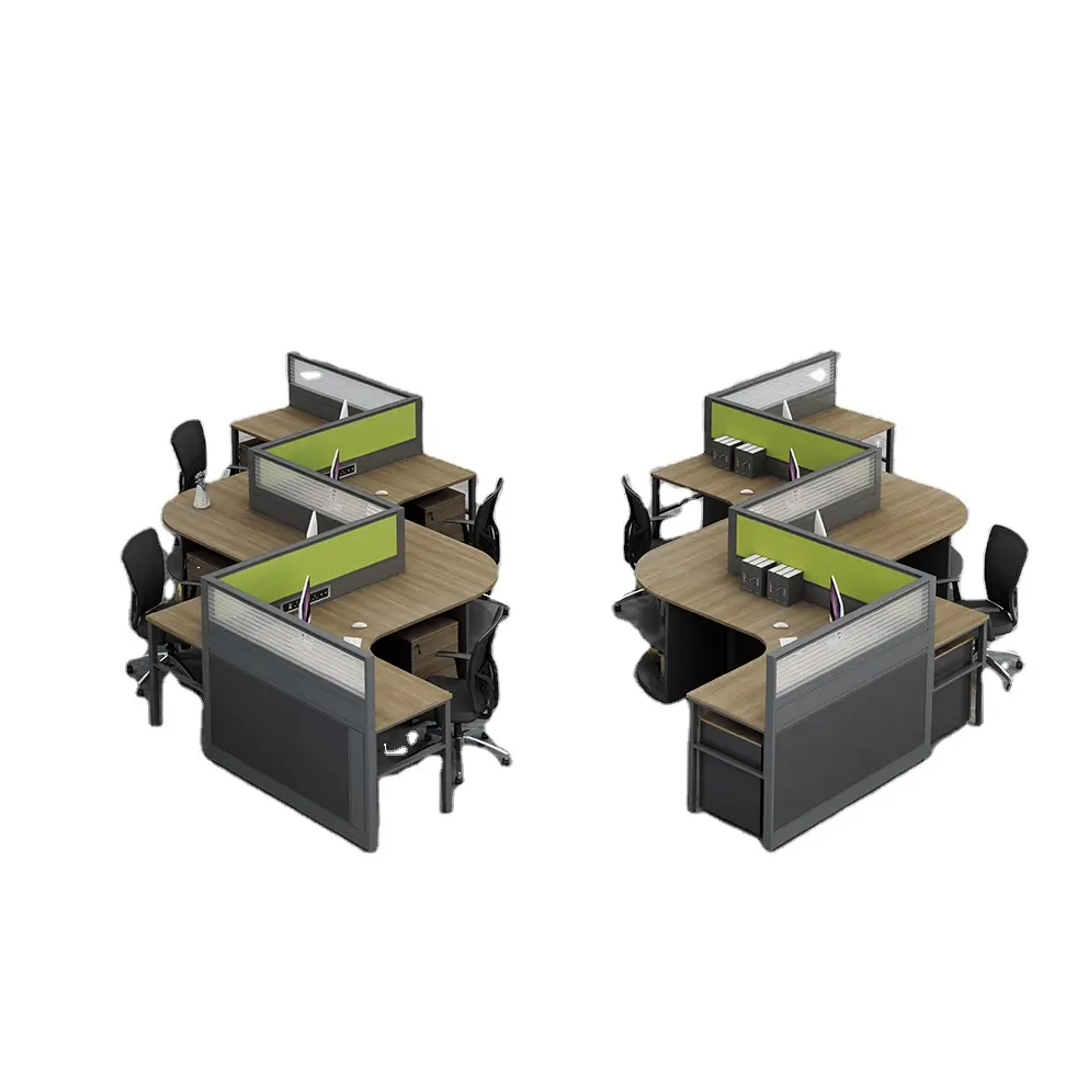 מודרני שולחן במשרד עם פלדת מסגרת עץ <span class=keywords><strong>משרד</strong></span> שולחן עיצוב s בצורת שולחן במשרד