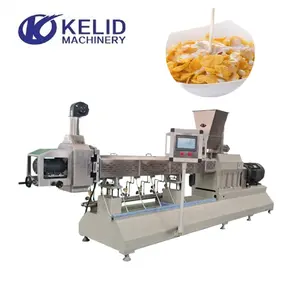 Corn Flakes Making Machine Whole Line Cost Cheese Ball Corn Snacks Processing Line