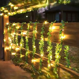 Guirnalda de <span class=keywords><strong>Luces</strong></span> LED Solares con Forma de Girasol, <span class=keywords><strong>Luces</strong></span> Decorativas de Hadas con Hojas de Flores Artificiales, Impermeables IP44, para Decoración de Jardín - Product Image 3