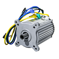Motor Sinkron Magnet Permanen DC Tanpa Sikat Berkualitas Tinggi 2KW 5KW 3000RPM Pemasangan Flens Tahan Air untuk Tuk Tuk & Golf Cart