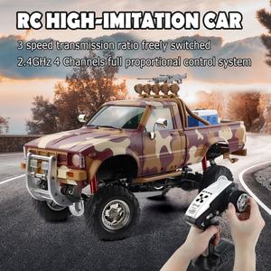 Camioneta Todoterreno Metálica 4X4, Vehículo Todoterreno para Montaña, DIY, SJY-HG-P417 RTR, Auto RC de Rally 1/10 2.4G 4WD - Product Image 2
