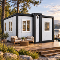 Hébergement Temporaire pour Travailleurs et Maison Conteneur Pliable Portable de 20 pieds, Dortoir Préfabriqué pour Bureau de Chantier