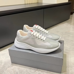 Scarpe da Corsa Sportive di Lusso American's Cup per Uomo, in Pelle Verniciata e Rete, Sneaker alla Moda, Vendita all'Ingrosso - Product Image 2