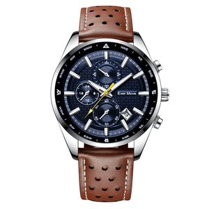 Tùy Chỉnh Người Đàn Ông Của Hợp Kim 30M Không Thấm Nước Analog Thạch Anh Phong Trào Cổ Tay Đồng Hồ Kính Phong Cách Thể Thao Kinh Doanh Thiết Kế Da Ban Nhạc - Product Image 6