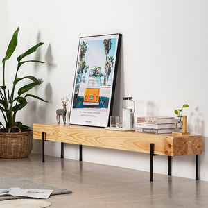 Alta Qualidade Simples Moda Vintage Nordic Luxury Hotel <span class=keywords><strong>Tv</strong></span> Cabinet Natural Madeira Sólida <span class=keywords><strong>Tv</strong></span> <span class=keywords><strong>Stand</strong></span> e Coffee Table Set - Product Image 3