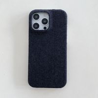 Coque ultra-fine populaire pour iPhone 18 Pro Max, étui de protection rigide en jean pour iPhone 17 16 15
