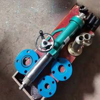 Machine de taraudage à chaud manuelle HT50 pour le perçage de tuyaux en fer en acier au carbone