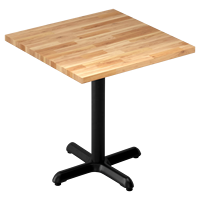 Ensemble de table et de chaises de restaurant en bois massif, chaise de salle à manger rembourrée en PU, mobilier de salle à manger en bois pour café, bistrot, hôtel