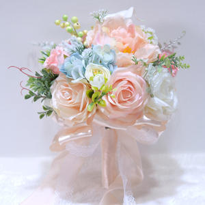 Shangji — grand <span class=keywords><strong>Bouquet</strong></span> <span class=keywords><strong>de</strong></span> fleurs artificielles, 300 cm, fausses fleurs, pour un mariage, pour la mariée, rouge bordeaux, blanc, bleu Royal, vente en gros, A-963 - Product Image 4