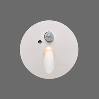 BESTCO capteur étape éclairage 3W Led étape escalier lumière avec capteur de mouvement pour couloir escaliers passage encastré étape Footlight