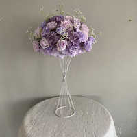 FB-PR01-1 Boules de fleurs artificielles en rose violette de haute qualité, centre de table pour mariage, décoration pour événements et festivals
