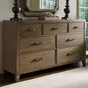 <span class=keywords><strong>Lit</strong></span> en bois massif et tissu de style vintage américain personnalisé, design simple pour les chambres petites à moyennes - Product Image 5