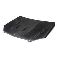 Capot moteur avant en fibre de carbone pour Mercedes Benz Classe C W204 2007-2010 2011-2014 507 Style à deux trous