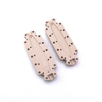 Pièces en plastique usinées sur commande par CNC, composants de précision en PEEK, PTFE, PA, PP, PC, ABS, fabrication OEM