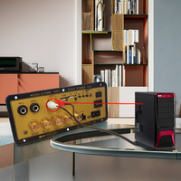 Profesyonel D100 açık ses sistemi üretimi ağır bas bluetooth dijital güç mikser kurulu ile Mini amplifikatör
