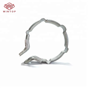 1629499 7401629499 WINTOP Hight Quality Heavy Duty European Volv RVI Premium <strong>Truck</strong> Exhaust Pipe <strong>Clamp</strong> Aluminum Muffler <strong>Clamp</strong> - Product Image 3