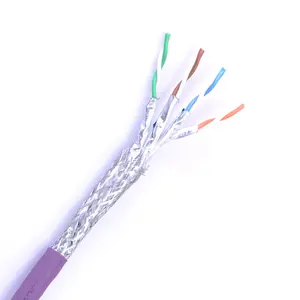 SFTP Cat7 LAN Cable Bare Copper Wire Network Wire Computer Data Cable 305m Manufacturer Vietnam factory