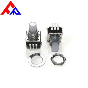New EC12 Encoder with White LED Illuminated Shaft, <b>Push</b>-<b>button</b> <b>Switch</b>, 24 PPR, Suitable for Electronic and Electrical Encoders. - Product Image 2
