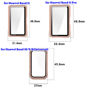 Accessoires pour montre connectée, protection d'écran en PC dur, protection en verre trempé pour <span class=keywords><strong>Huawei</strong></span> <span class=keywords><strong>Band</strong></span> 11 <span class=keywords><strong>Pro</strong></span> <span class=keywords><strong>Smart</strong></span> Watch - Product Image 2