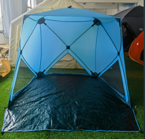 Quick Pop up Sun Shelter Carpa para 3-4 personas Cabaña de playa portátil con bolsa de transporte para salida familiar - Product Image 4